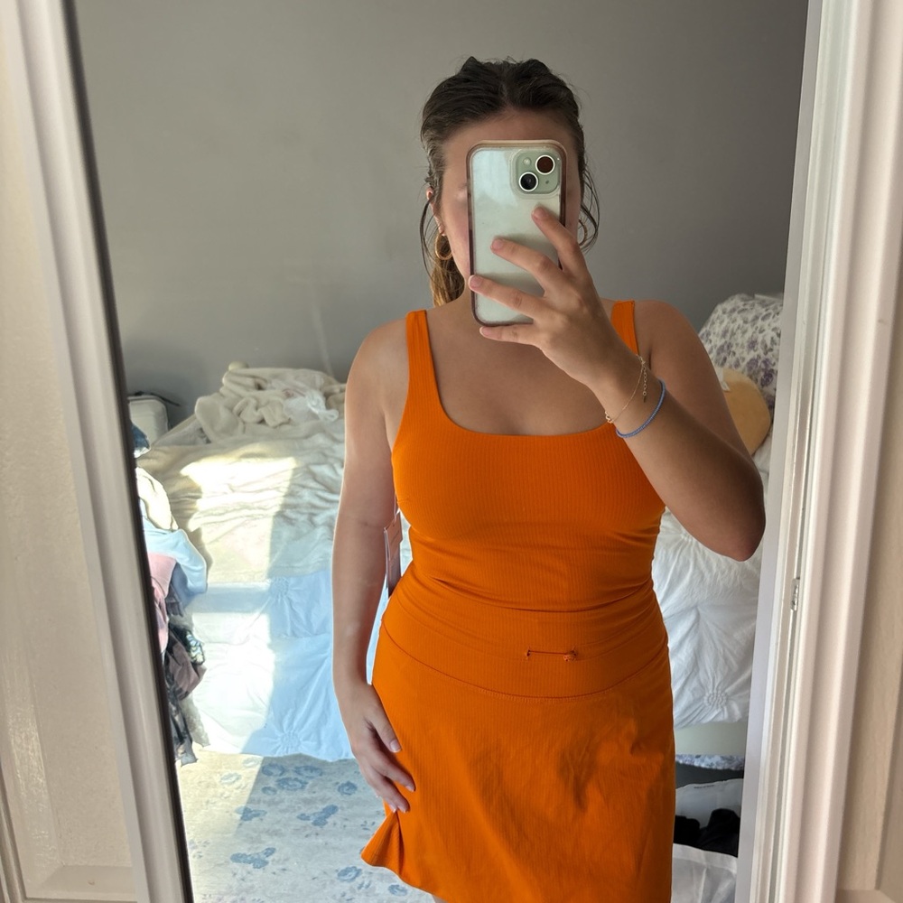 Orange Athletic Dress